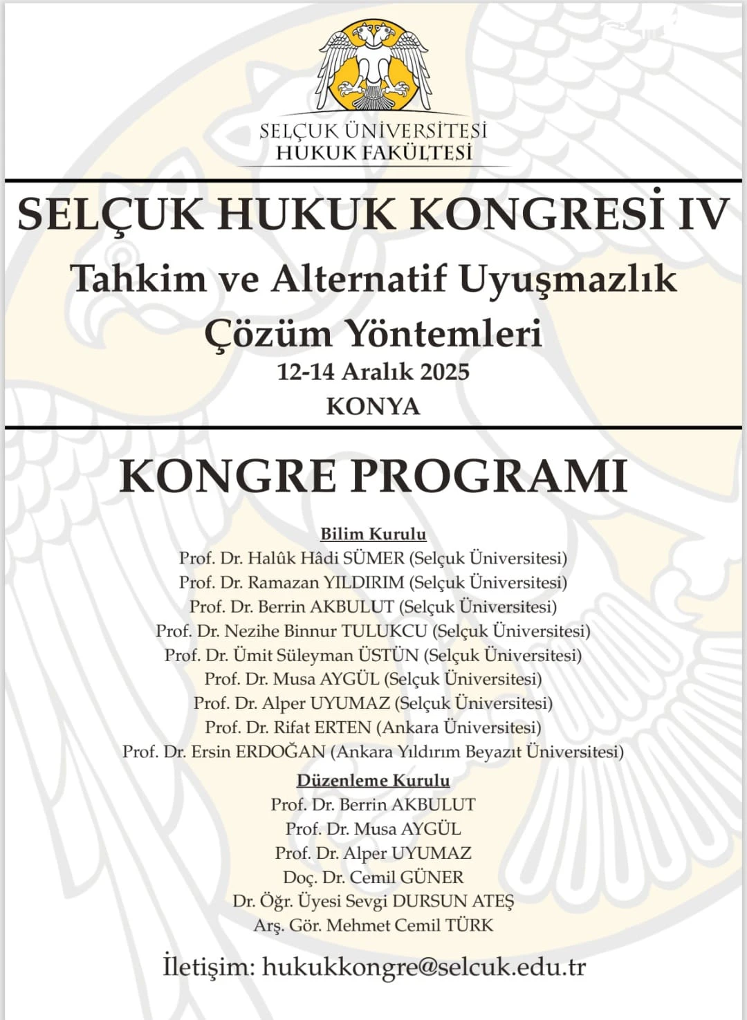 Selçuk Hukuk Kongresi IV